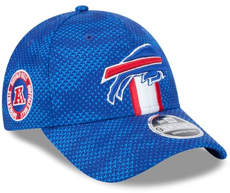 New Era Buffalo Bills NFL 2024 Sideline Blau Verstellbare 9Forty Stretch Snapback Cap - One-Size