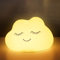 Luce Notturna per Bambini, Nuvola Lampada Notturna Luminosità Regolabile, Controllo Touch a 7 Colori, Antiabbagliante, Luce Notte LED Lampada Comodino Nuvola Ricaricabile Luci Cameretta Night Light