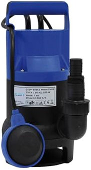 Pompa Immersione Acque Scure Sommergibile FLUXY in PVC - Pompa Aspira Acqua Elettrica 750W, Ideale per Drenaggio Acque e Liquidi Sporchi, Pompa Acqua Completa di Interruttore a Galleggiante