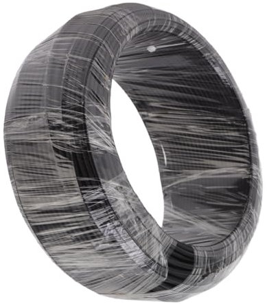 Jeanoko 500 G Schwarzer Aluminium-Bonsai-Trainingsdraht, Leicht zu Formender, Rostfreier Pflanzendraht für Drinnen und Draußen, Trainingsdraht, Bonsai-Draht, Aluminiumdraht mit (2,0 mm)