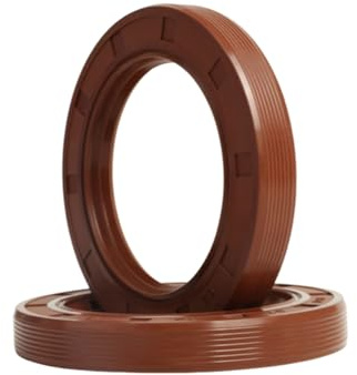 2 piezas retenes de aceite TC de caucho fluorado resistentes a altas temperaturas para eje giratorio, diámetro interior de 15mm, diámetro exterior de 30mm, altura de 7mm, 15x30x7mm