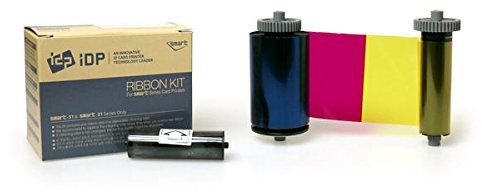 IDP Smart 51 YMCFKO Printer Ribbon with UV, 659380, 200 prints with cleaning roller | for IDP Smart 31 & 51 Card Printers