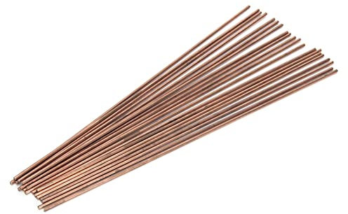 Welding Rods, 20Pcs Welding Rod Round Phosphor Copper Welder, Consumables Welding Accessories, Welding Rod for Air Conditioner Refrigerators