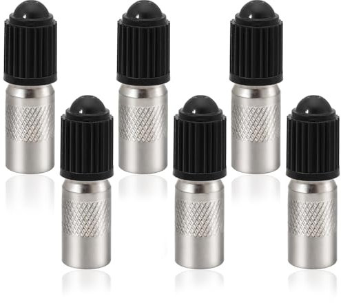 Ventilverlängerung Autoventil,6 Stück Autoventil Verlängerung,Ventilverlängerung E Scooter,27mm Ventilverlängerung Ventilverlängerungen für Autos, Motorräder und Lkws