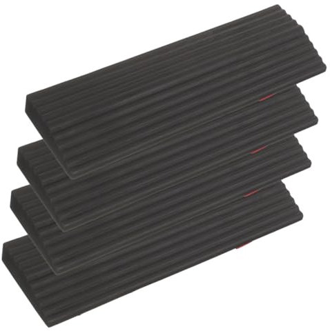 Ipetboom 4pièces Rampe De Seuil Caoutchouc pour Robot Balayeur Lot de Rampes De Seuil pour Maison Bureau Facile à Installer Nettoyer