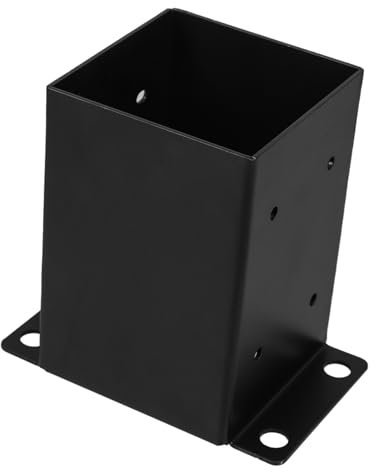 SHINEOFI Base per Post Legno Kit Bracket per Strutture Esterne per Post Facile Installazione e Stabilità Ottimale