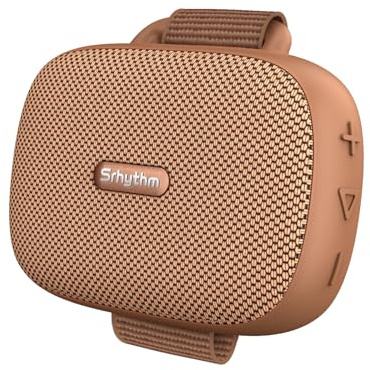 Srhythm Altoparlante Wireless Portatile K1 con app, 6 Modalità EQ Personalizzabili, Bluetooth 6.0, Impermeabile IPX7, 20 Ore di Riproduzione, Piccolo Altoparlante per gli Appassionati di Sport