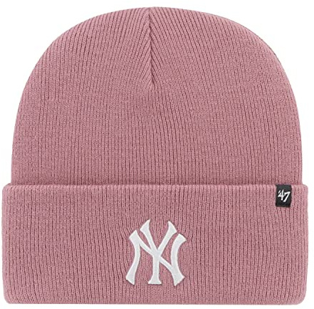 '47 Brand Beanie NY Yankees B-HYMKR17ACE-QCA Mauve Rosa, Size:OneSize