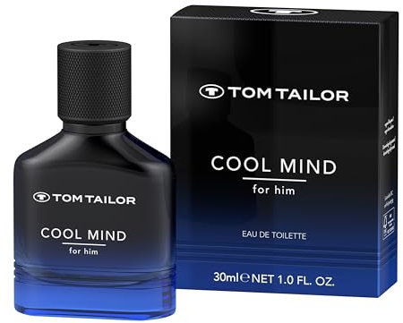 Tom Tailor Parfüm Herren Cool Mind 30 ml I maskulines Eau de Toilette mit holzig-ambrierten Noten I veganes Herren Parfüm aus Kardamom, Zimt, Patchouli, Vanille & Sandelholz I leicht, cool & gelassen