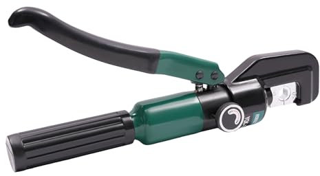 TESUGN Hydraulisk presstång 4–70 mm², hydraulisk rörpressstång, 60 KN, manuell hydraulisk presstång med 8 uppsättningar pressformar, PEX rörpressstång, aluminium handpress