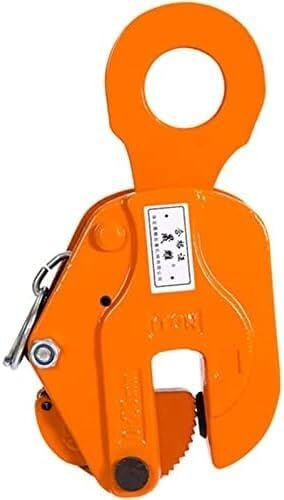 Abrazadera de placa de acero for transporte y elevación vertical de alta resistencia con apertura de mordaza ajustable(8T)