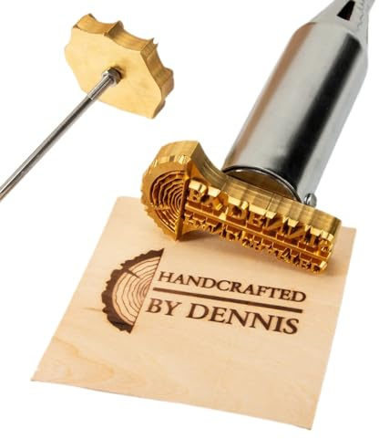 Custom Branding Iron for Wood - Electric Wood Stamp, Personalized Iron Tool Kit, Letters Burning Stamp for Woodworking, Any Logo Can be Engraved