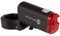 M-Wave Unisex – Erwachsene Helios K 1.1 Batterierücklicht, schwarz/rot