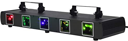 Stroboskop Disco Licht, UKing 4 in 1 RGBW lichteffekte, LED-Projektor Karaoke DJ Perform für Bühnenbeleuchtung für Zuhause Party Dancing Thanksgiving KTV Birthday