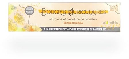 Velas auriculares por 6 cera de abejas