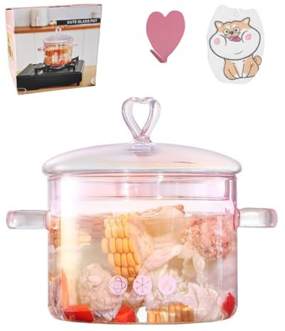 1.5L Glass Cooking Pot,1500ml (51oz)