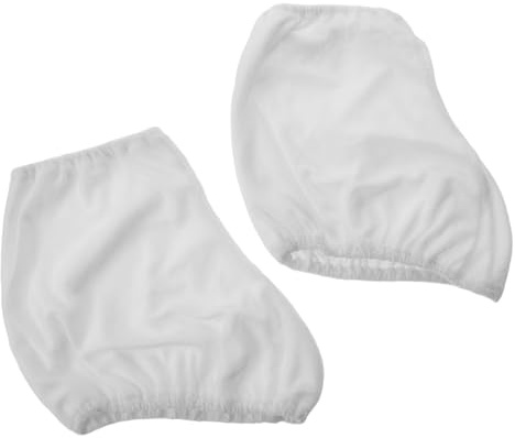 Toyvian Manicotto Per Pattini Da Ghiaccio Bianco Copripattini Lavabili in Velluto Copristivali Elastici Per Allenamento Protezione Unisex Per Stivali Da Pattinaggio