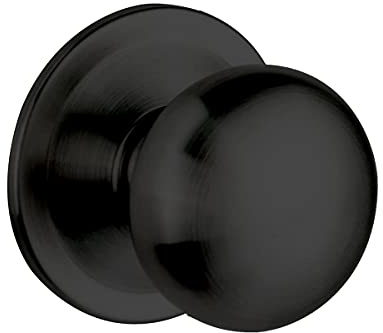 JANDEL POMO para Puerta DE Entrada Seta Negro Mate, 50mm