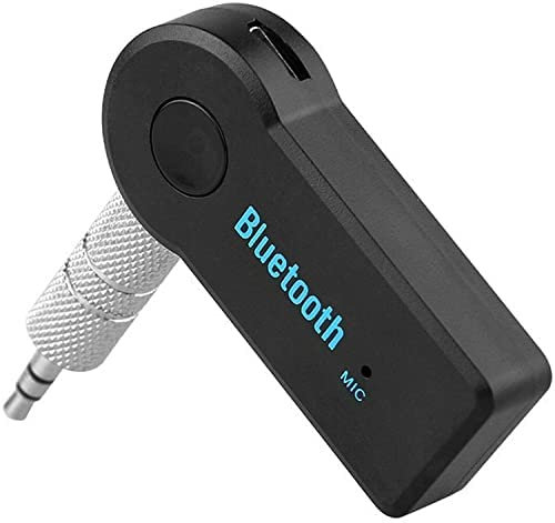 IMBTECH Aux Bluetooth Receiver 3.0 Dongle Music Adapter, Hands-Free Calls With Mic, Dual Device Connection, Built-In Mic 3.5 Mm Stereo Output For Car, Home, Audio, Speaker, Amplifier