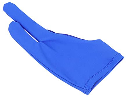 IMIKEYA 2stücke Zweifinger-malhandschuhe Aus Spandex Schweißhemmend Und Bequem Für Skizzieren Und Zeichnen Tabletts Und Monitoren Blau