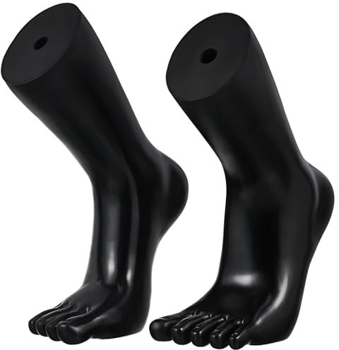 iplusmile Schaufensterpuppe Fußmodell - 2 Stück Schaufensterpuppe Erwachsene Füße Knöchel - Mannequin-Fußständer für Socken Knöchelarmband