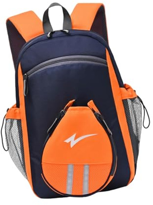 Amagogo Sac à Dos de Tennis de Table Multifonctionnel, Résistant à l'eau et Imperméable, pour Transporter Votre Raquette. Idéal pour Les Athlètes Adultes, Bleu Foncé