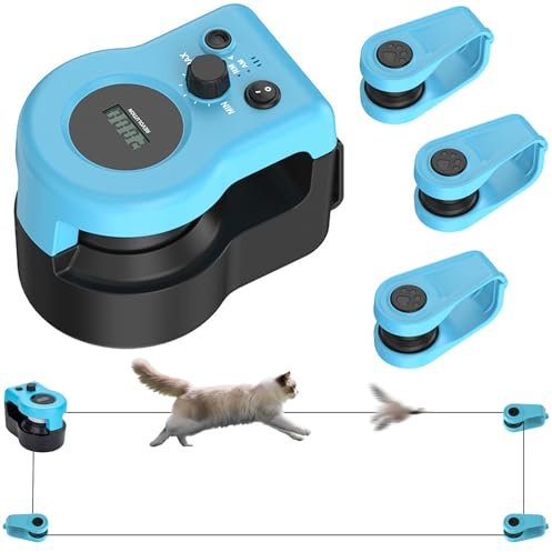UtaUla Cat Interactive Running Wheel, Adjustable Speed Indoor Cat Wheel Exerciser, Treadmill Toy with Remote Control for Simulated Hunting Experience, for Exercise and Weight Management