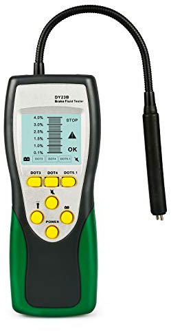 BELEY Automotive Bremsflüssigkeitstester Bremsflüssigkeitsprüfer Auto - Digitale Bremsflüssigkeit Siedepunkt Messgerät für DOT3 DOT4 DOT5.1 mit 2,8 LCD-Bildschirm & Hochpräziser Sonde (DY23B)