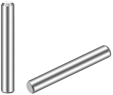 sourcing map 100 Stück Zylinderstifte 304 Edelstahl Holz Etagenbett Dübelstifte Regalheringe Stützregale 3 x 20mm (ca. 1/8)
