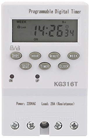 Interruttore orario automatico KG316T Interruttore di controllo orario del microcomputer 220V Interruttore timer digitale automatico programmabile
