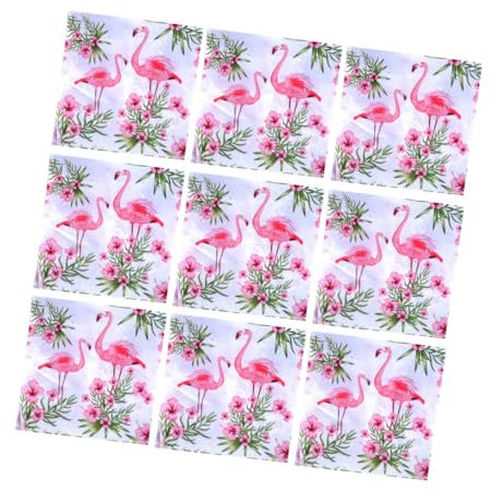 TOKIDNY Papierservietten Mit Flamingo-muster 40 Stück Abendessenservietten Für Partys Einwegservietten Lebendige Servietten Für Den Täglichen Gebrauch