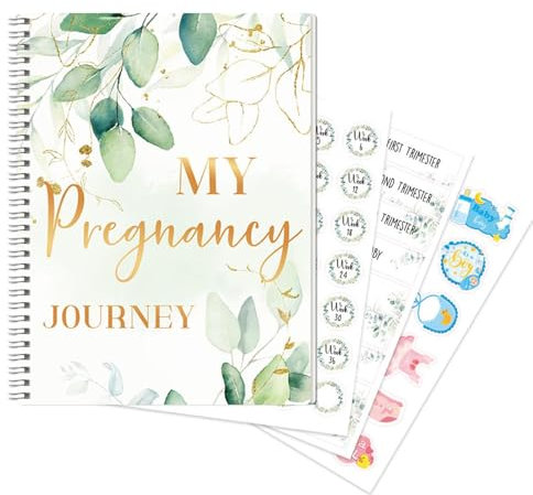 Schwangerschaftstagebuch, Schwangerschaftsplanerbuch | Schwangerschaftserinnerungsbuchplaner - Schönes Design-Planungstool für Schwangerschaftstagebuch, Geburtsuntersuchungsprotokoll, Babywachstumspro