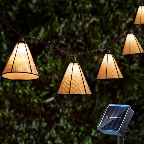 Bseical Luci Solari Da Giardino, Lanterne Solari Da Esterno, Catena Di Luci A Energia, Resistente Alle Intemperie, Lampade Solare Led Da Appendere Per Balcone, Giardino, Decorazione