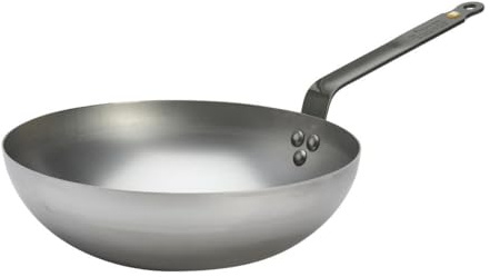 DE BUYER Padella Wok in Ferro diametro cm. 28