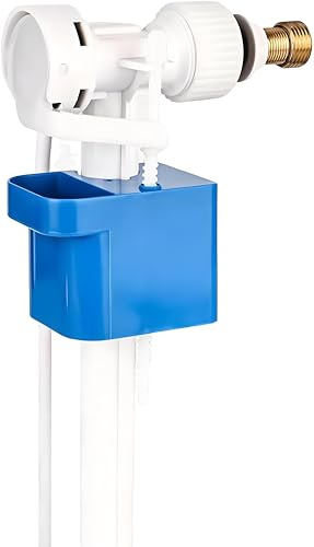Universelles Füllventil, Schwimmerventil G3/8 und G1/2 Messing Anschluß Spülkasten Ersatzteile, Einstellbare Wassermenge Für Kunststoff- als auch für Porzellantoiletten