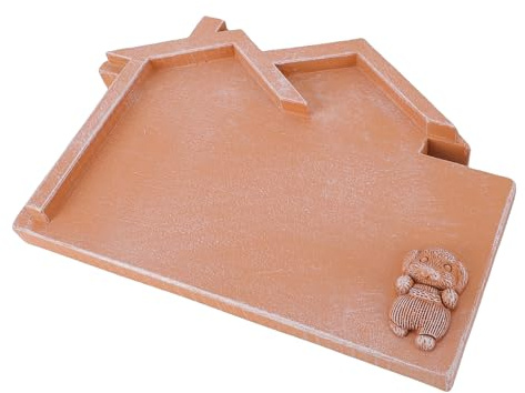 Jiawu Piedra Conmemorativa para Mascotas, Lápida Conmemorativa para Perros de Resina Resistente a la Intemperie, para Recuerdo en Decoración de Jardín o Patio