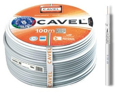 Bobina cavo coassiale da 100 metri CAVEL RP65B (come il SAT703) Alta qualità Made in Italy