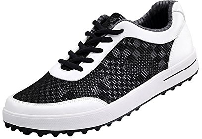 PGM Chaussures de Golf en Maille Respirantes pour Hommes