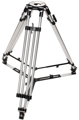 PROAIM Mitchell Heavy-Duty Camera Tripod Stand with Spreader. Twin-Spiked Feet, Aluminum Legs. Height 35-66. 250kg/551lb Payload (P-MTCL-STD)