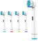 Ph Pro Heat Lot 4 Tête Brossette de Rechange à Dent Electrique Compatible avec Oral B Braun – Recharge Brosse à Dent Electrique - Embout brosse à Dent Compatible avec Oral B Sensitive.