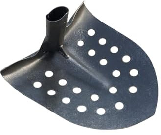 Pala per setacciare il fango, paletta da giardino, paletta per scavare sabbia, paletta per carbone in metallo, pala da caccia al tesoro, pala per pulizia di fanghi nelle fogne, manico non incluso