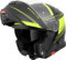 Bogotto H271 Taog Bluetooth Klapphelm, schwarz matt/gelb, L