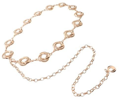 TEMPNAP Gürtelketten Damen Taillengürtel Gürtel Geometrischer Kreis Dekorativ Für Hochzeiten Und Verabredungen