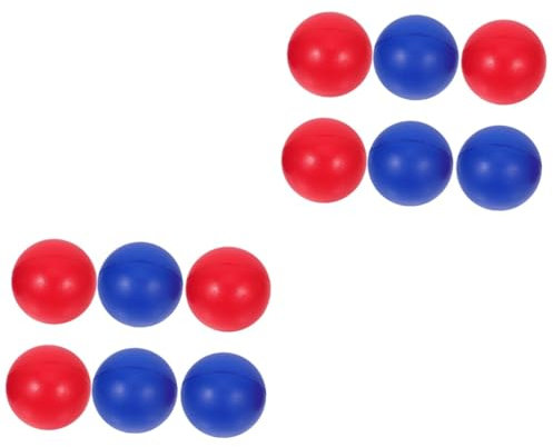ibasenice 2 Sätze Flummi Wasserbälle Für Beachtennis Strandsichter Wasserball Wasserbälle Trainieren Strandbälle Masse Strandmuschel Klare Strandbälle Outdoor-Sand Pu 6 Stücke * 2