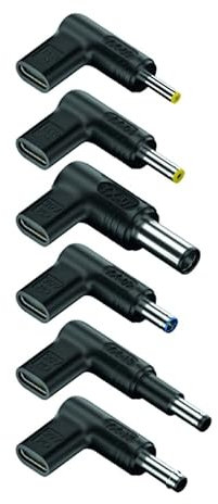Clavijas USB-c - Juego de 6 Clavijas USB-c para portátiles, diseño Compacto, conexión rápida y Segura, Materiales duraderos y Resistentes. *