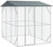 vidaXL Voliere Anthrazit 310x227x247 cm Stahl
