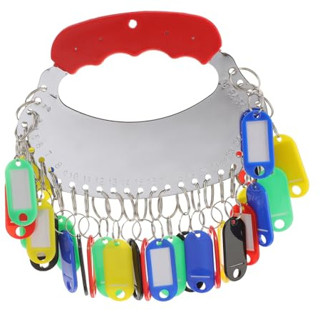 WRITWAA Organizador para Almacén con Placas y Etiquetas Numeradas Portátil de Posiciones para Gestión y Clasificación de Llaveros Hogar y Oficina