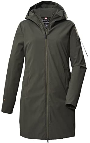 G.I.G.A. DX Women's Parka funzionale casual/parka con cappuccio GS 154 WMN PRK, olive, 38, 39328-000