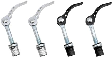 4Pcs Bicycle Folding Screw Seatpost Fixed Quick Release Screw Rod Mountain Bike Seatpost Clamp Seatpost Locking Saddle Bike Seat Clamps Bike Alloy Seat Post Quick Release Pin Bike Seat Clamp Seatpost