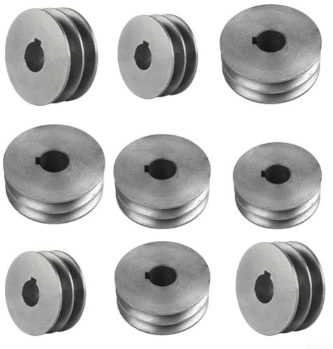 Puleggia per cinghia trapezoidale, puleggia a doppia fessura in ghisa, diametro motore, accessori per utensili elettrici (50 x 31 x 19 mm)